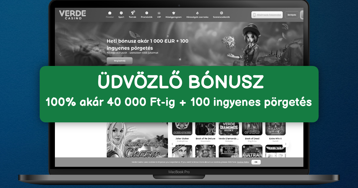 Verde Casino welcome bonus
